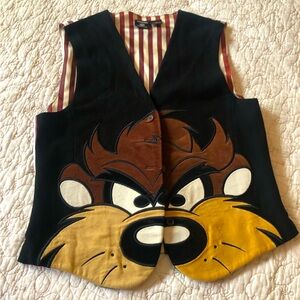Vintage Warner Bros.Studio Store Taz Vests Size S